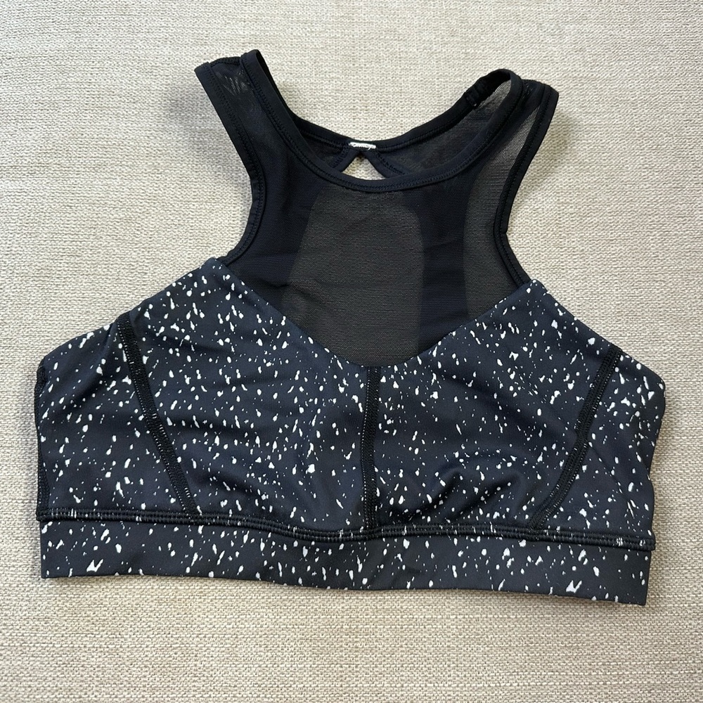lululemon sports bra with mesh